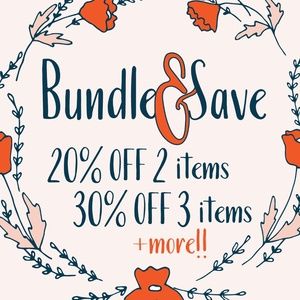 20% OFF any 2 items! 30% OFF any 3 items! +more!!